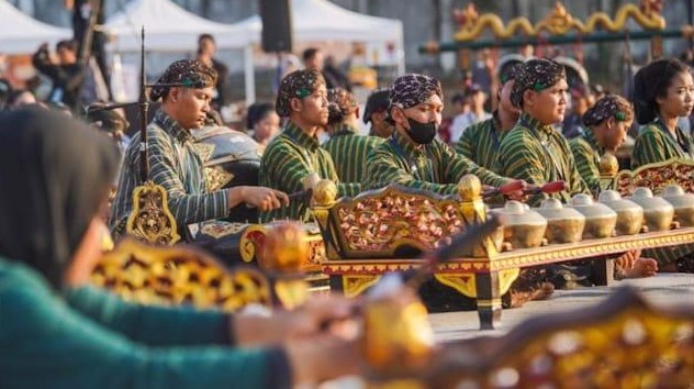 Gamelan in Indonesie